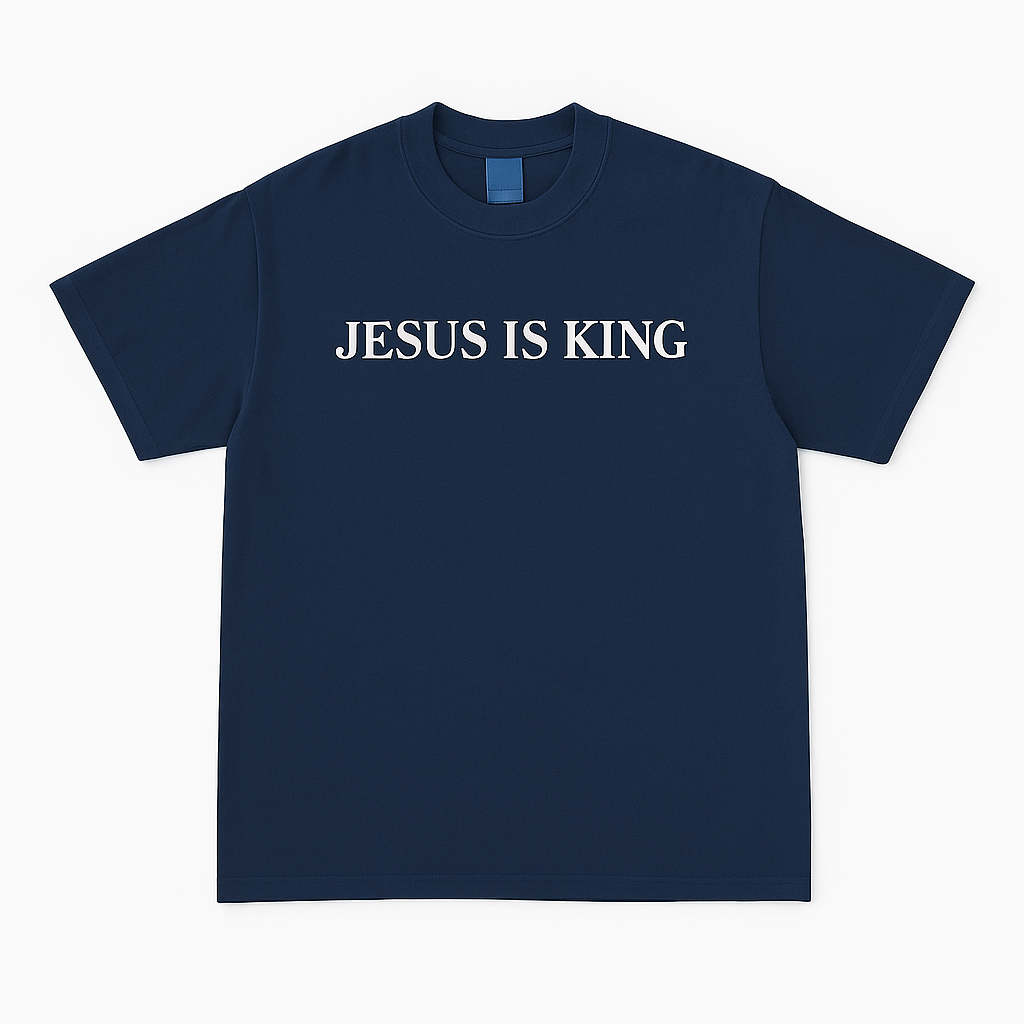 JESUS IS KING – Classic Black Tee