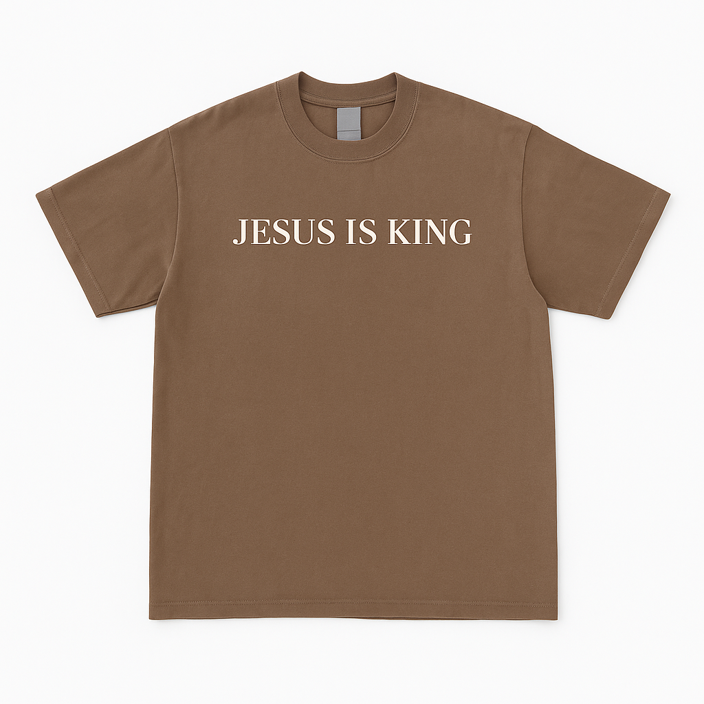 JESUS IS KING – Classic Black Tee