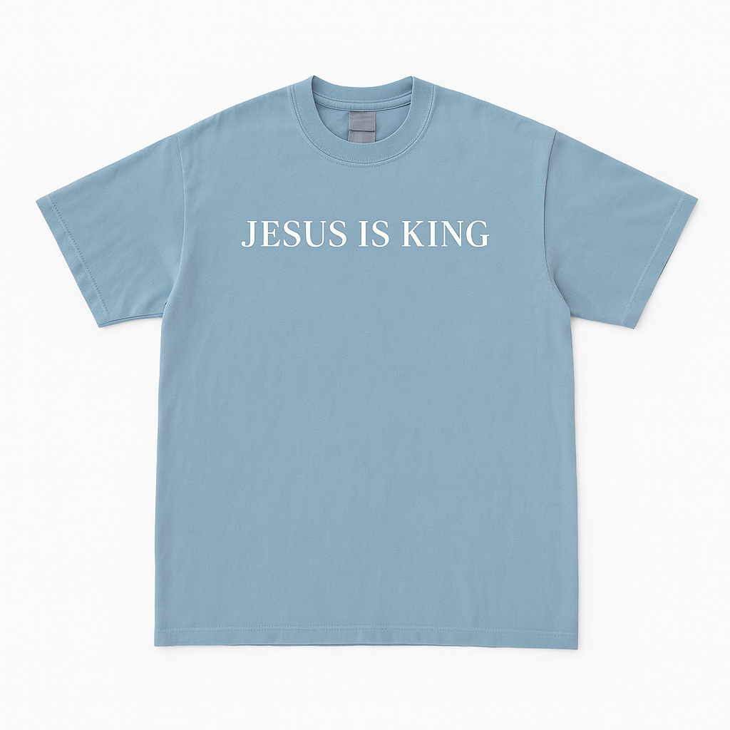 JESUS IS KING – Classic Black Tee
