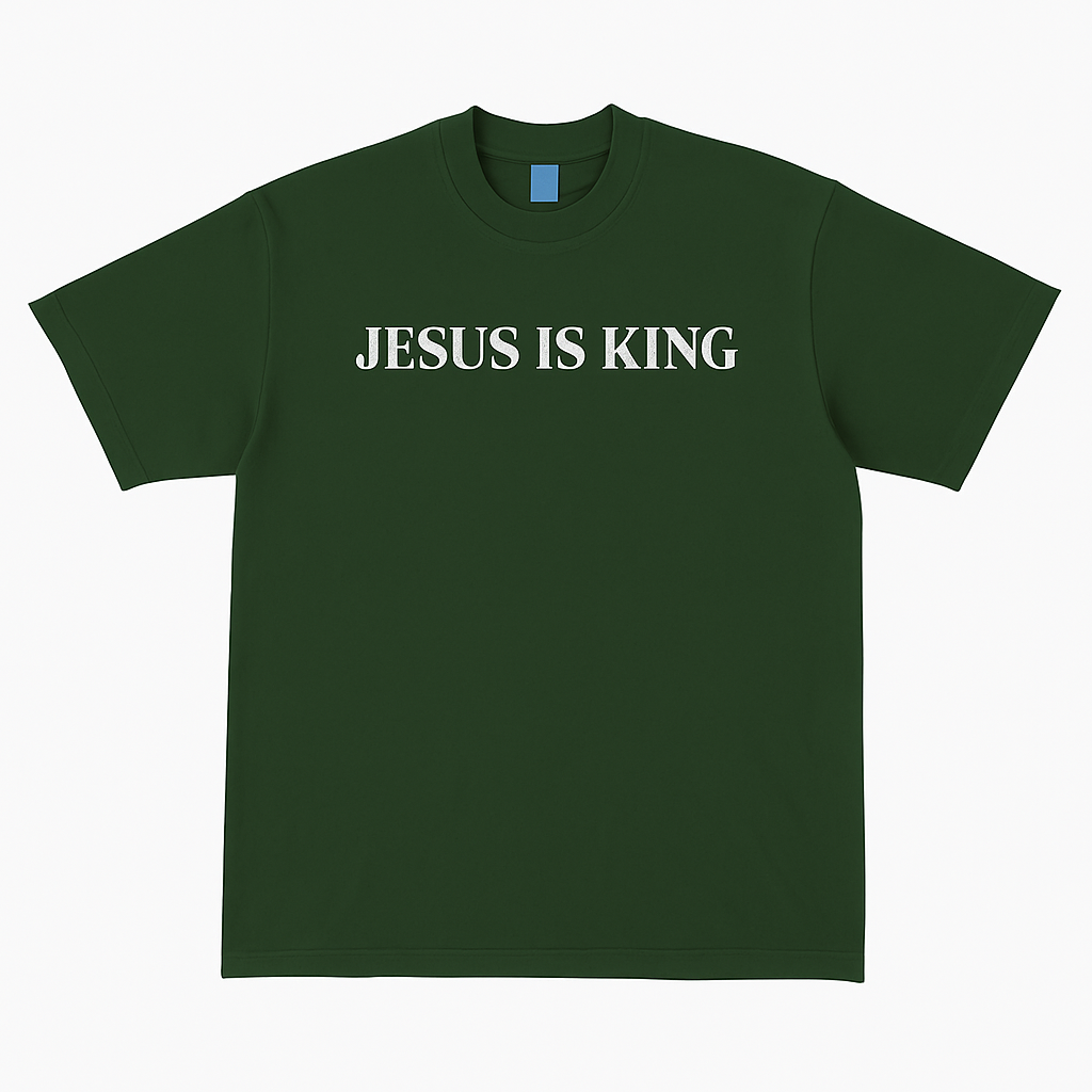 JESUS IS KING – Classic Black Tee
